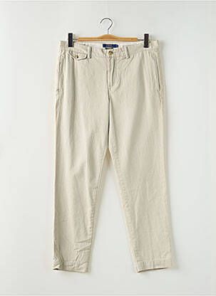 Pantalon chino țesătură poplin mărime normală bej RALPH LAUREN femeie