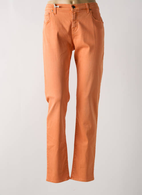 Blugi cu croială slim portocaliu JACOB COHEN femeie