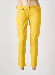 Pantalon 7/8 elasticitate talie joasă galben PEPE JEANS femme