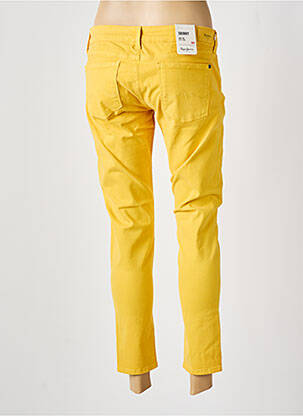 Pantalon 7/8 elasticitate talie joasă galben PEPE JEANS femeie