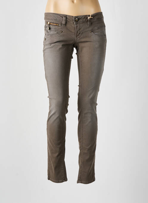 Pantalon slim gri FREEMAN T.PORTER femeie