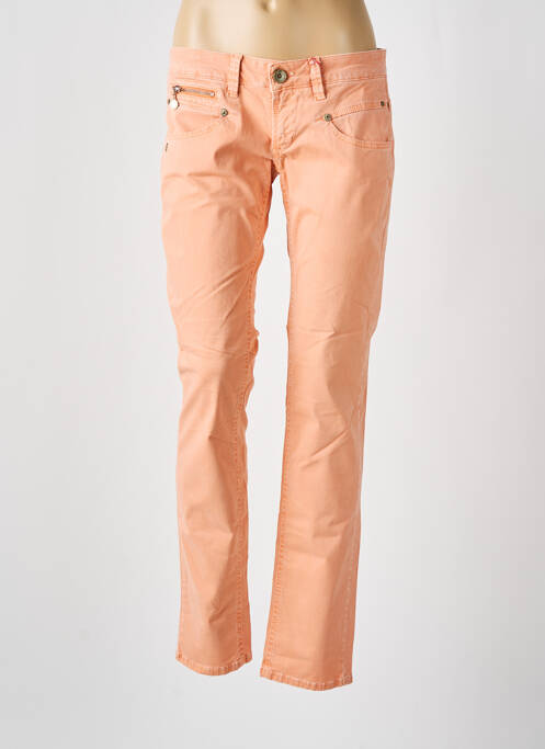 Pantalon slim portocaliu FREEMAN T.PORTER femeie