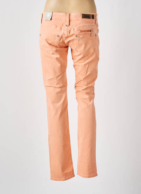 Pantalon slim portocaliu FREEMAN T.PORTER femeie