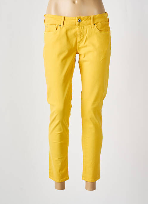 Pantalon 7/8 elasticitate talie joasă galben PEPE JEANS femme