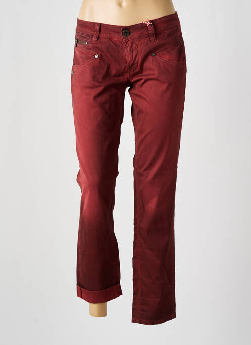 Pantalon slim roșu FREEMAN T.PORTER femeie