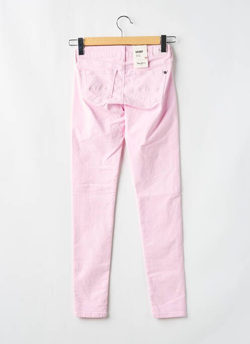 Pantalon slim roz PEPE JEANS femeie