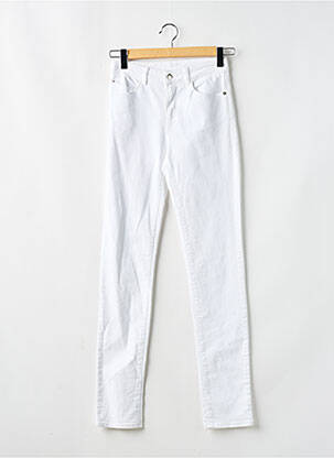 Pantalon slim conic alb EMPORIO ARMANI femeie
