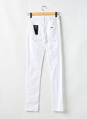 Pantalon slim conic alb EMPORIO ARMANI femeie