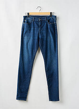 Blugi cu croială slim albastru EMPORIO ARMANI femeie