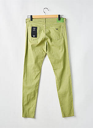 Pantalon slim buzunare verde EMPORIO ARMANI femeie