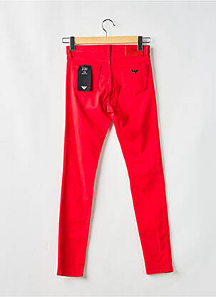 Pantalon slim buzunare roșu EMPORIO ARMANI femeie