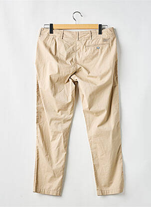 Pantalon drept închidere cu fermoar sub clapetă cu cârlig bej RALPH LAUREN femeie