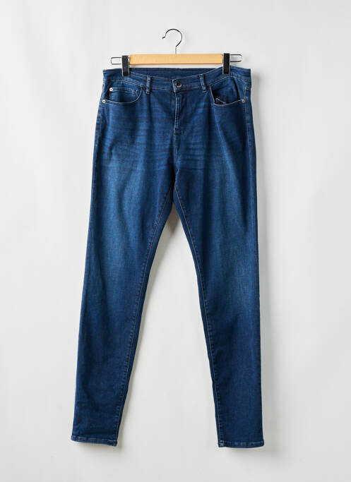 Blugi cu croială slim buzunare albastru EMPORIO ARMANI femme