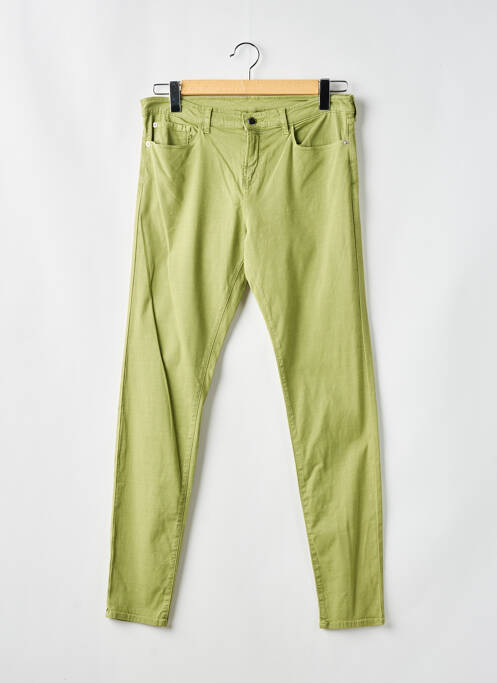 Pantalon slim verde EMPORIO ARMANI femeie