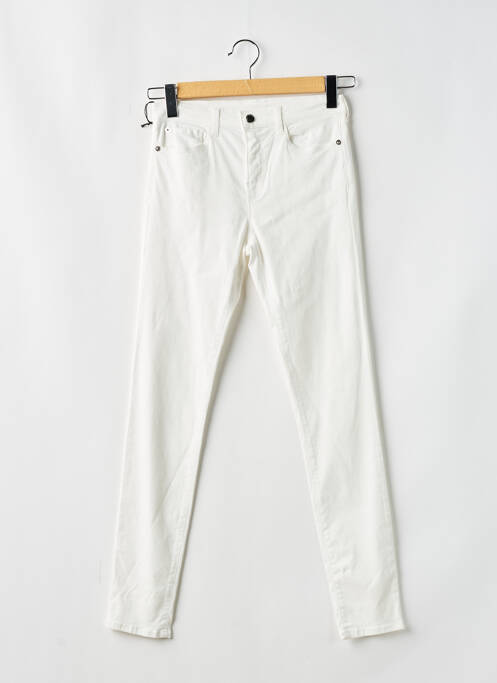 Pantalon slim alb EMPORIO ARMANI femeie