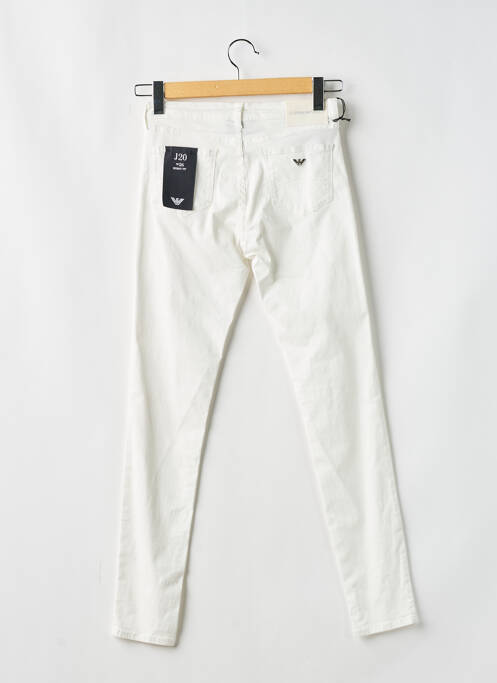 Pantalon slim alb EMPORIO ARMANI femeie