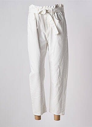 Blugi cu croială dreaptă alb ACQUAVERDE femeie