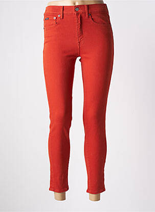 Blugi skinny talie înaltă talie înaltă portocalie RALPH LAUREN femeie