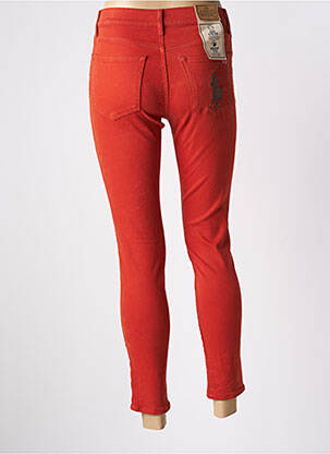 Blugi skinny talie înaltă talie înaltă portocalie RALPH LAUREN femeie