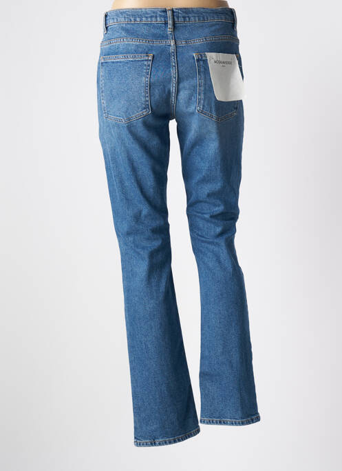Blugi cu croială dreaptă albastru ACQUAVERDE femeie