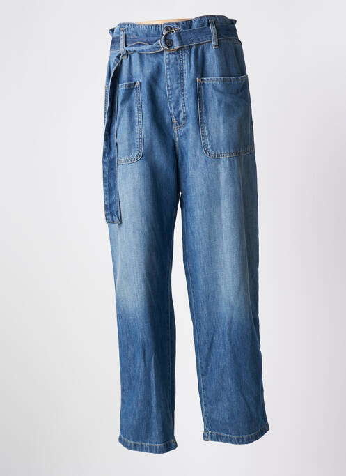 Blugi cu croială dreaptă albastru ACQUAVERDE femeie