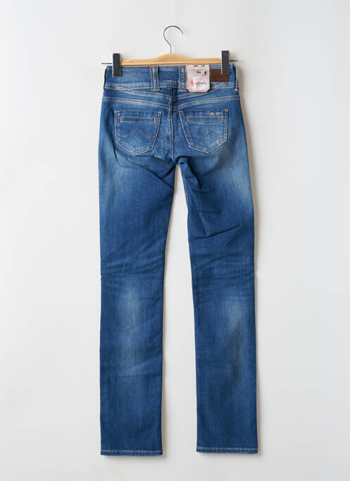 Blugi cu croială dreaptă albastru PEPE JEANS femeie