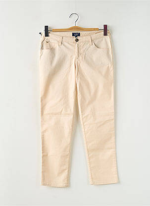Pantalon trei sferturi buzunare bej ARMANI femeie