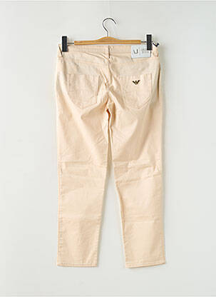 Pantalon trei sferturi buzunare bej ARMANI femeie