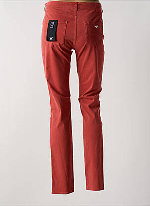 Pantalon slim buzunare portocalie EMPORIO ARMANI femeie