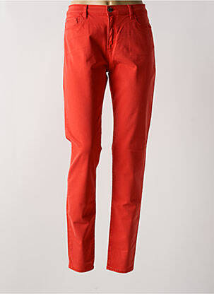 Pantalon slim buzunare portocalie ARMANI femeie