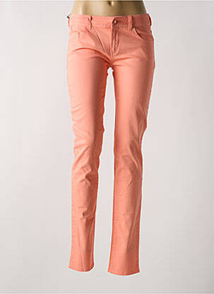 Pantalon slim buzunare portocalie ARMANI femeie