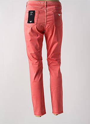Pantalon slim buzunare portocalie EMPORIO ARMANI femeie