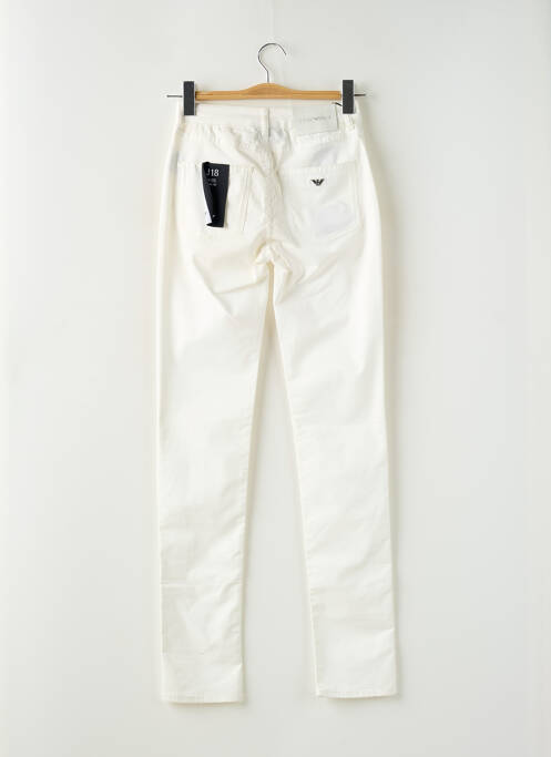 Pantalon slim alb EMPORIO ARMANI femeie