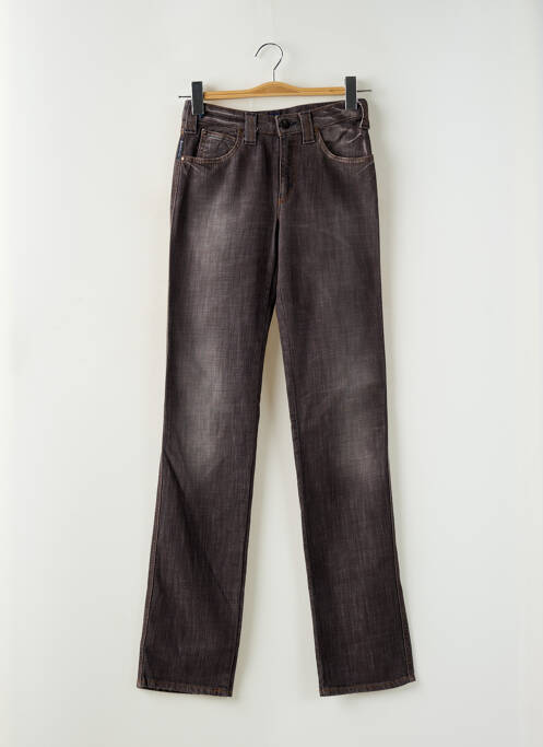 Blugi cu croială slim maro ARMANI femeie