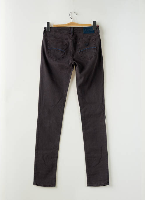 Blugi cu croială slim maro ARMANI femeie