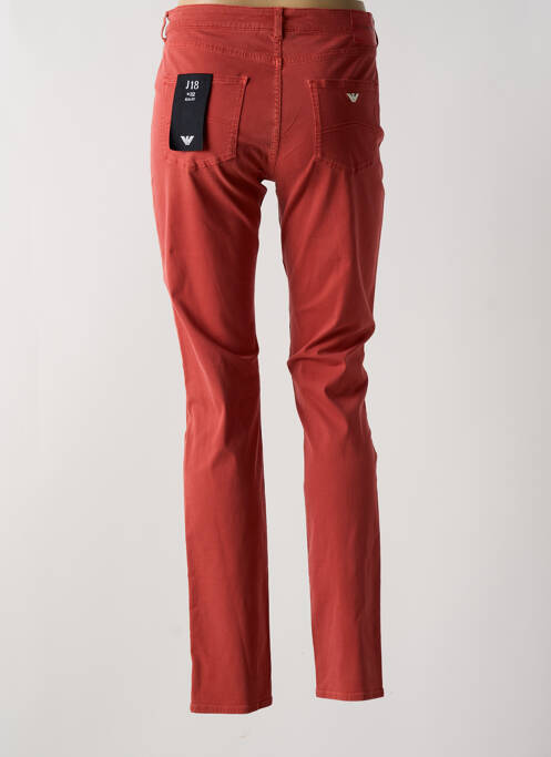 Pantalon slim portocaliu EMPORIO ARMANI femeie