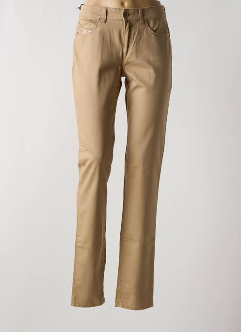 Pantalon slim bej ARMANI femeie
