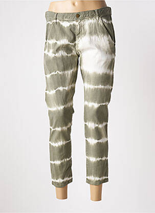 Pantalon 7/8 elasticitate mărime normală verde ACQUAVERDE femeie