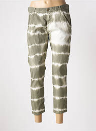 Pantalon 7/8 elasticitate mărime normală verde ACQUAVERDE femeie