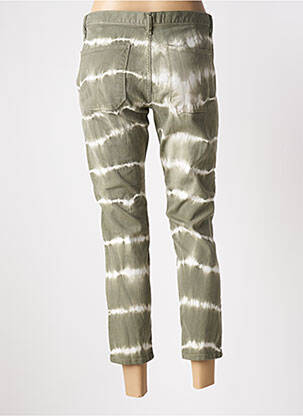 Pantalon 7/8 elasticitate mărime normală verde ACQUAVERDE femeie