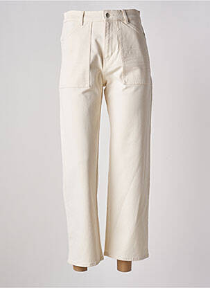 Blugi cu croială dreaptă bej ACQUAVERDE femeie