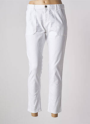 Blugi cu croială slim alb ACQUAVERDE femeie