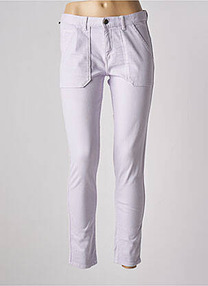 Blugi cu croială slim violet ACQUAVERDE femeie