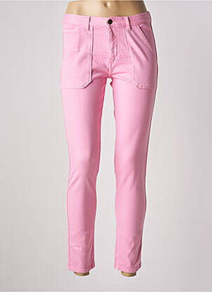 Blugi cu croială slim roz ACQUAVERDE femeie