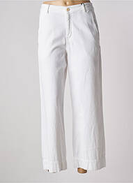 Pantalon 7/8 talie înaltă talie înaltă alb ACQUAVERDE femme