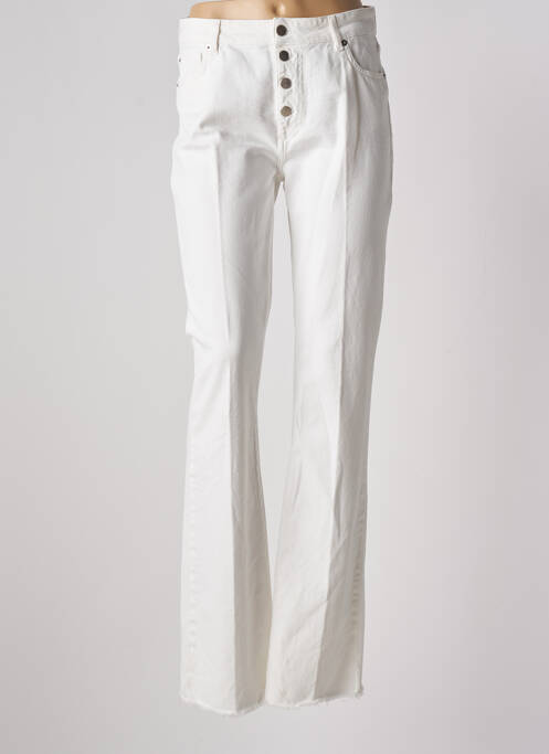Blugi cu croială evazată alb ACQUAVERDE femeie