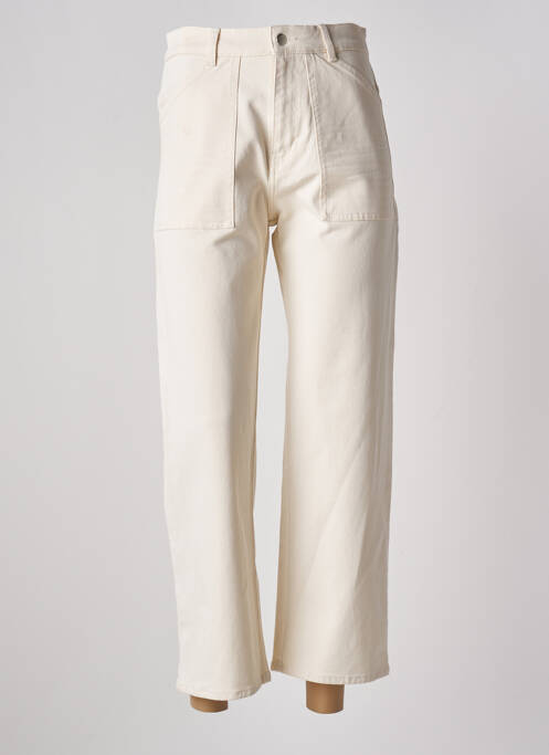 Blugi cu croială dreaptă bej ACQUAVERDE femeie