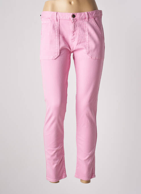 Blugi cu croială slim roz ACQUAVERDE femeie