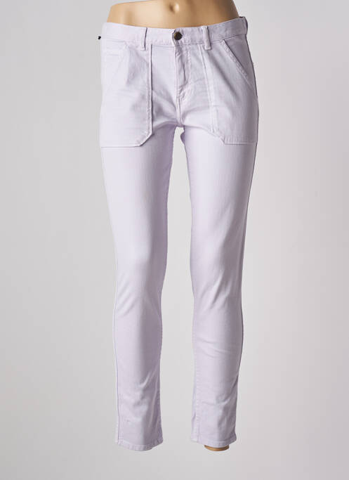 Blugi cu croială slim violet ACQUAVERDE femeie