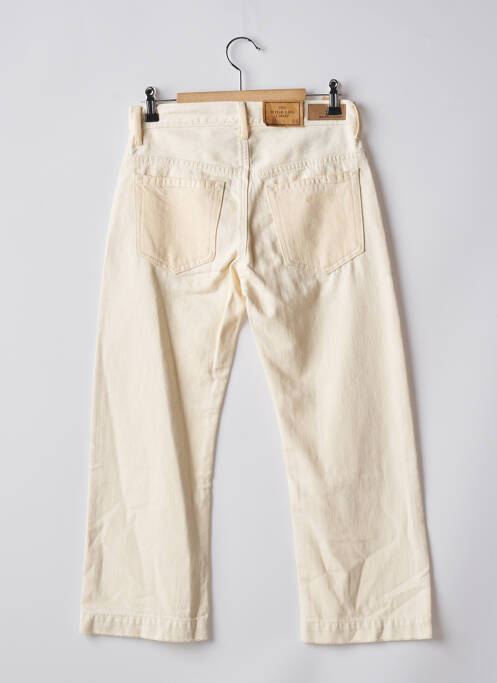 Pantalon trei sferturi croială dreaptă talie înaltă bej RALPH LAUREN femme